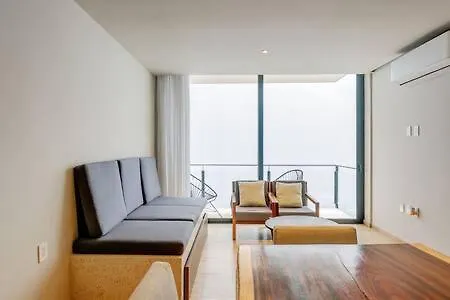 Oceanview Roof Pool With Speakeasy Cafe And Gym Plus Parking Playa del Carmen