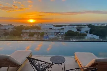 Oceanview Roof Pool With Speakeasy Cafe And Gym Plus Parking Playa del Carmen 0*,  Meksika